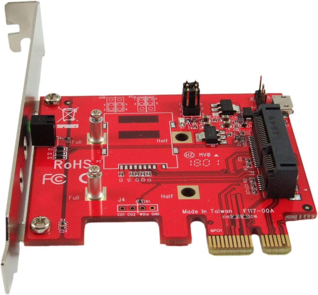 Mini PCI-E to PCI-E Adapter Card Pack of 2 K38504