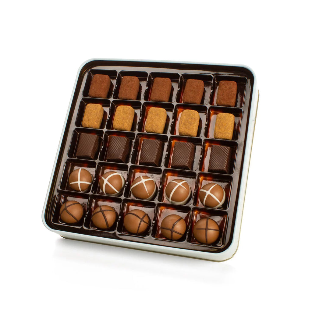 Praline Truffle Metal Chocolate Gift Box W4195