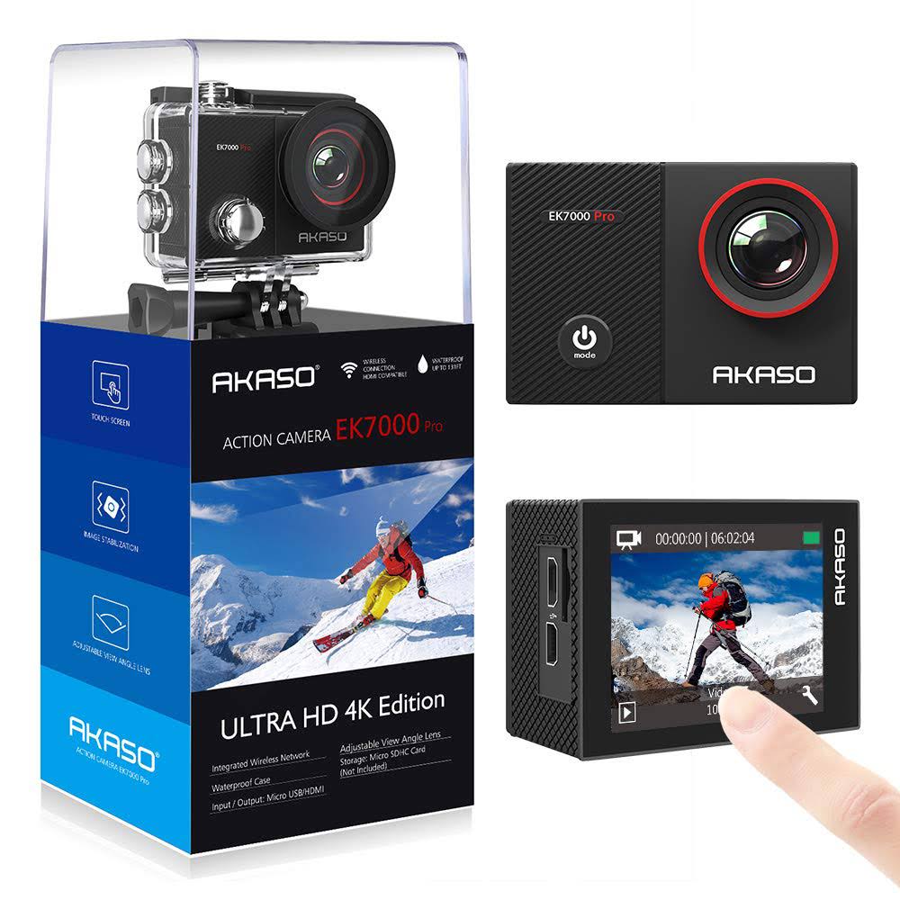 4K Waterproof Action Camera with Touch Screen Y37603