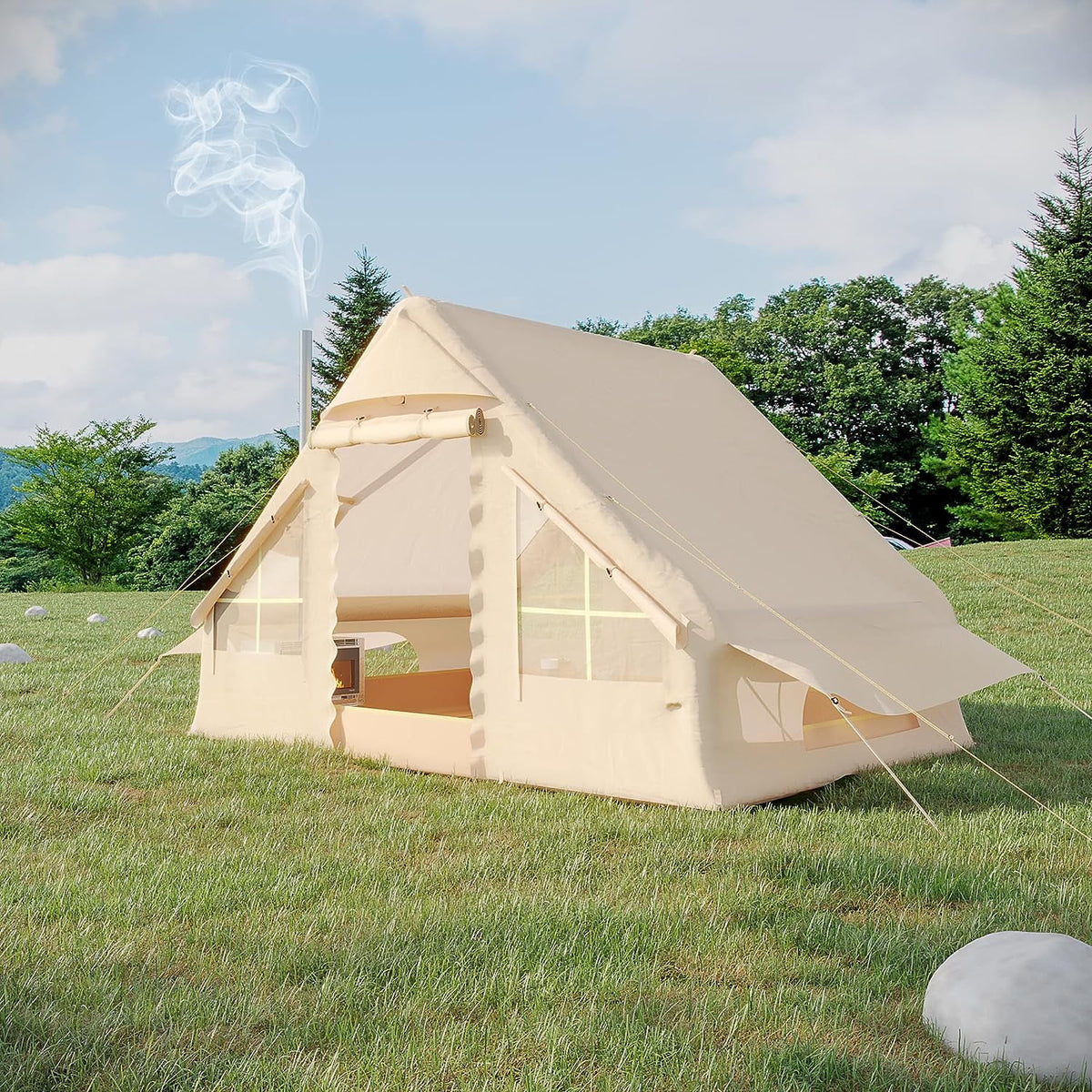 Inflatable Camping Tent with Pump L511