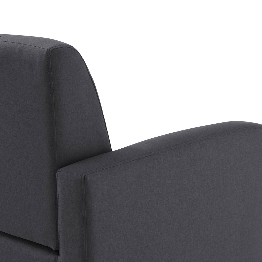 Charcoal Linen Armless Sofa L85911