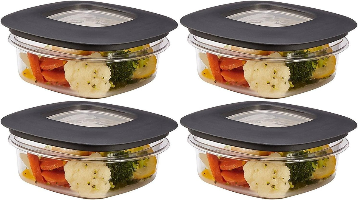 1.25 Cup Grey Food Storage Container (Pack of 4) N78423