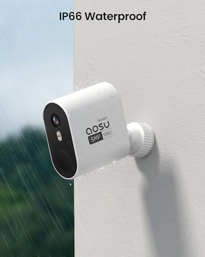 5MP Ultra HD Wireless Security Camera System, 2 Camera Kit with 166° Wide Angle, 240-Day Battery Life, Spotlight Camera, 32G Local Storage L8674