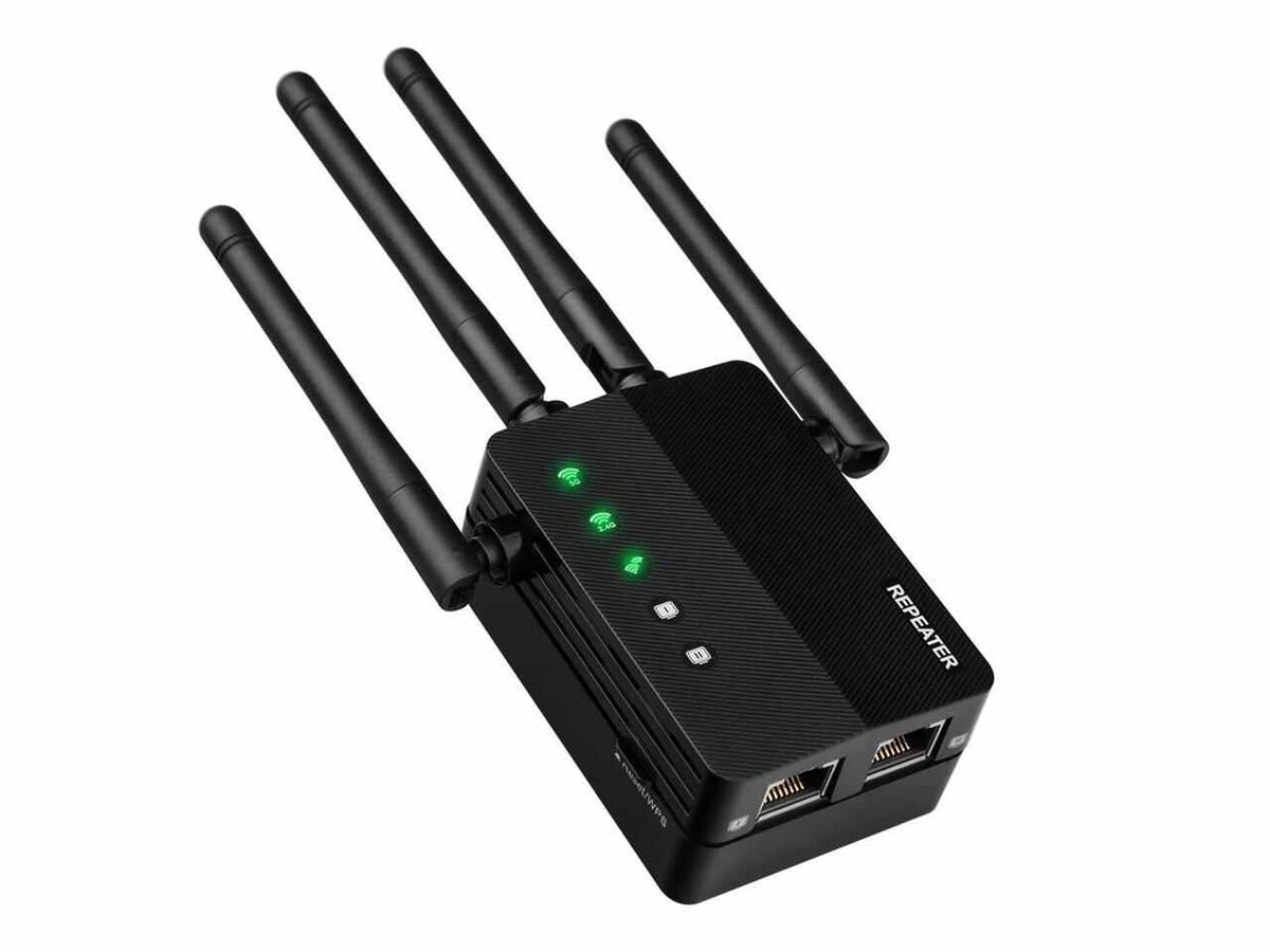 WiFi Extender 1200 Mbps Dual-Band Wireless Signal Booster A973265