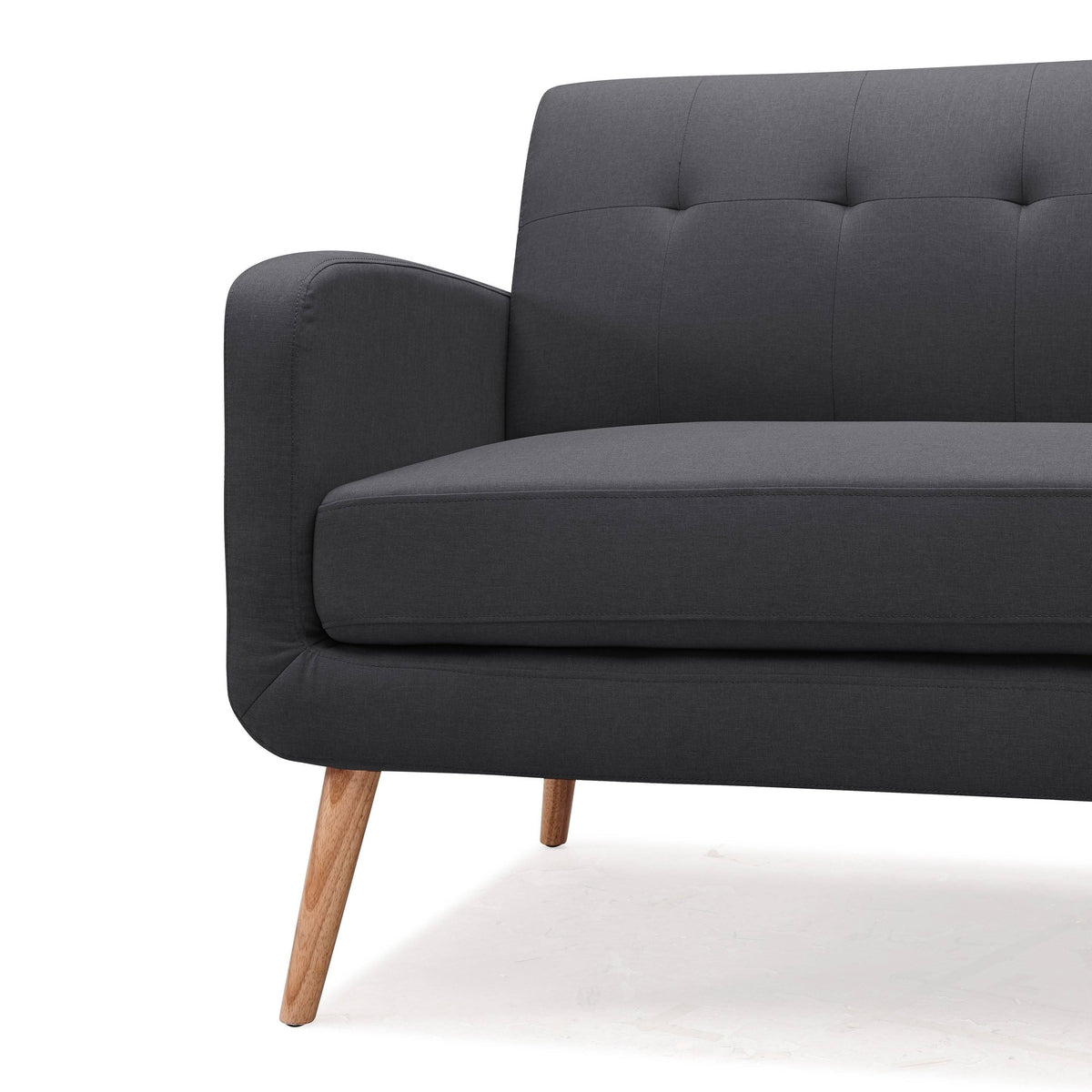 Charcoal Linen Armless Sofa L85911