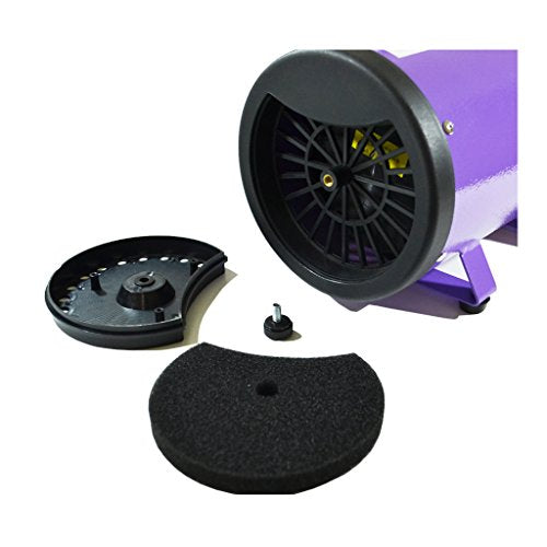 Purple High Velocity Pet Grooming Dryer with Heater D238775