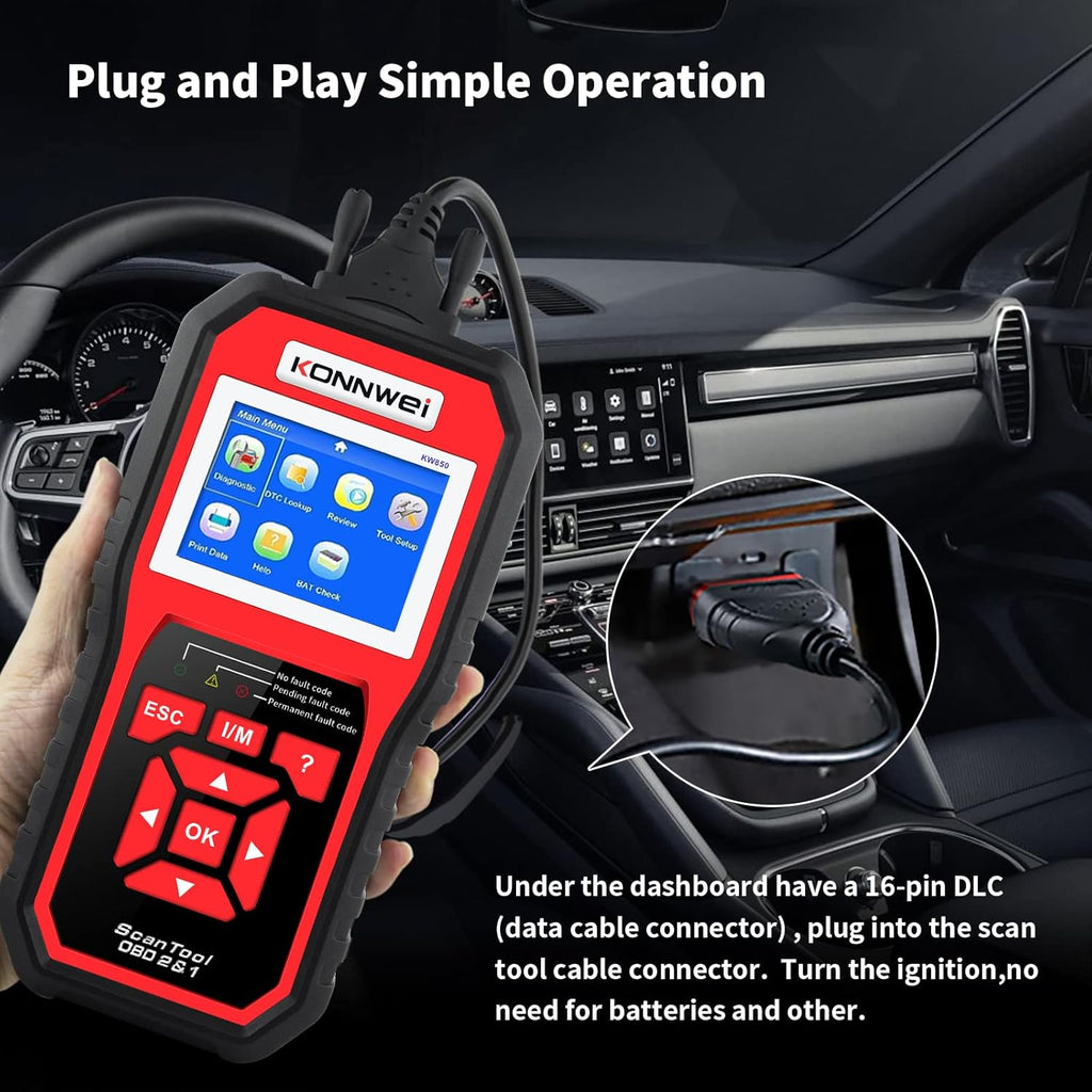 OBD II Scanner Diagnostic Scan Tool Pack of 2 V591129