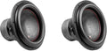 15 Inch 2 Ohm DVC Car Audio Subwoofer Speaker, Black (2 Pack) J472217