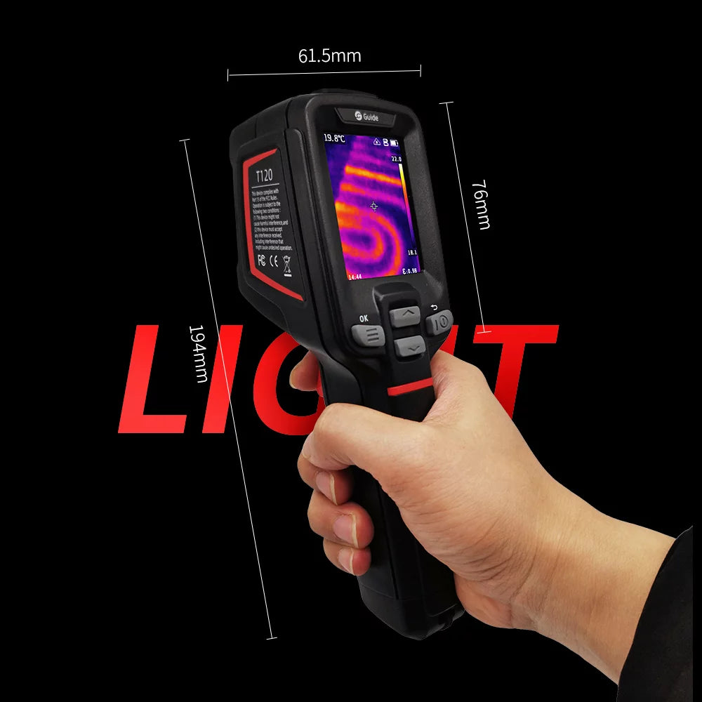 Portable Thermal Camera 2000mAh Rechargeable 2.4-inch Handheld Thermal Imager H470005