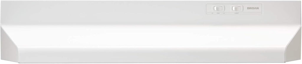 42-inch Under-Cabinet Range Hood with 2-Speed Exhaust Fan and Light, White V2455