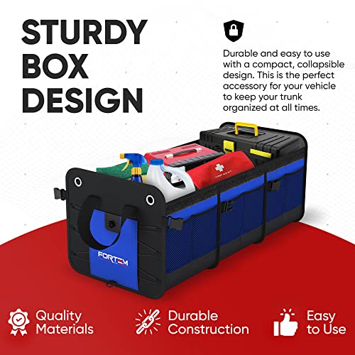 Black Collapsible SUV Trunk Organizer 50L M322