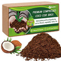 10 Pack 24 Gallons 14Lbs Compressed Coco Coir Potting Soil W47128
