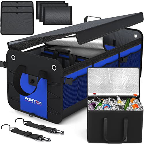 Black Collapsible SUV Trunk Organizer 50L M322
