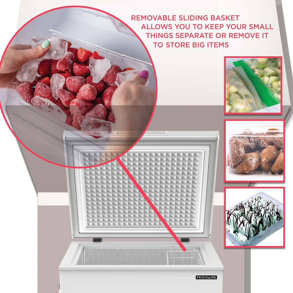 White 5.0 Cu. ft. Chest Freezer O252724