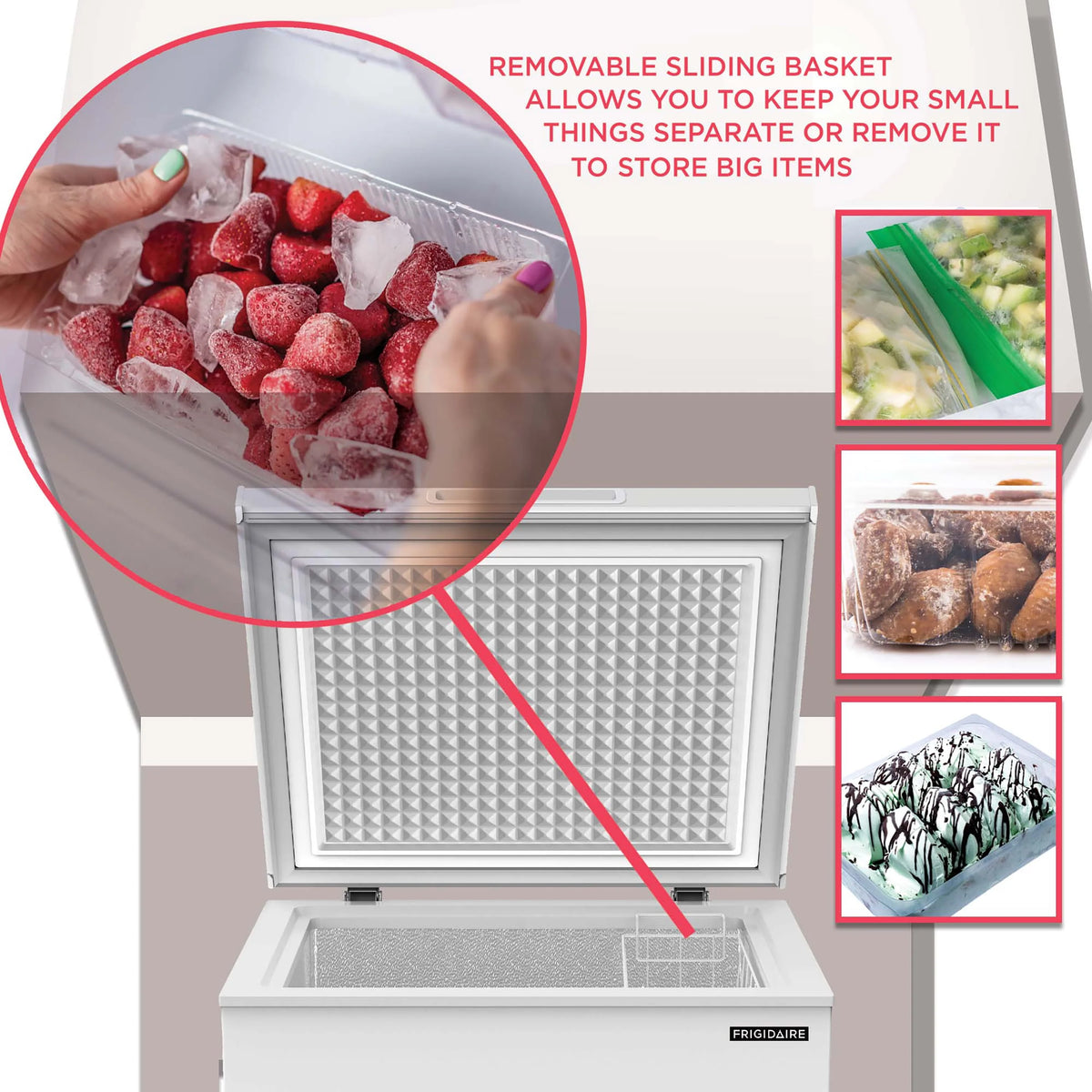 White 5.0 Cu. ft. Chest Freezer O252724