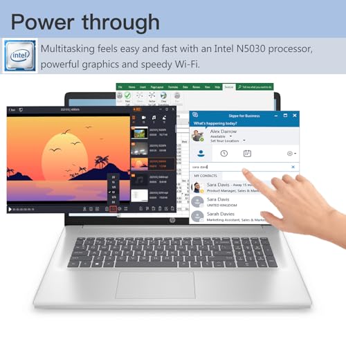 17.3" Touchscreen Laptop Intel Pentium N5030 16GB RAM 1TB SSD Windows 11 Home H431807