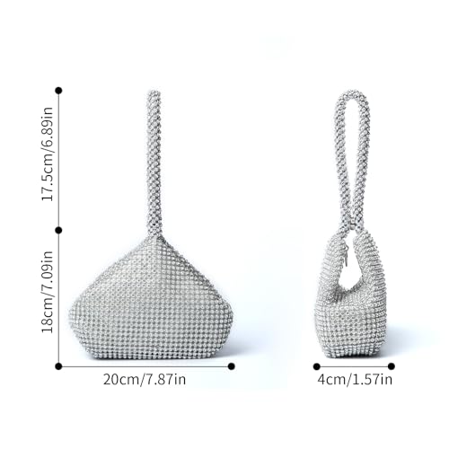 Full Rhinestones Wrist Bag Purse X16414