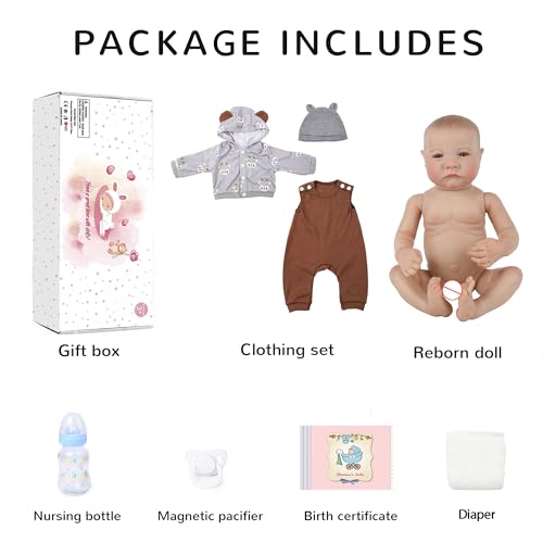 18 Inch Lifelike Soft Weighted Reborn Baby Doll O82209
