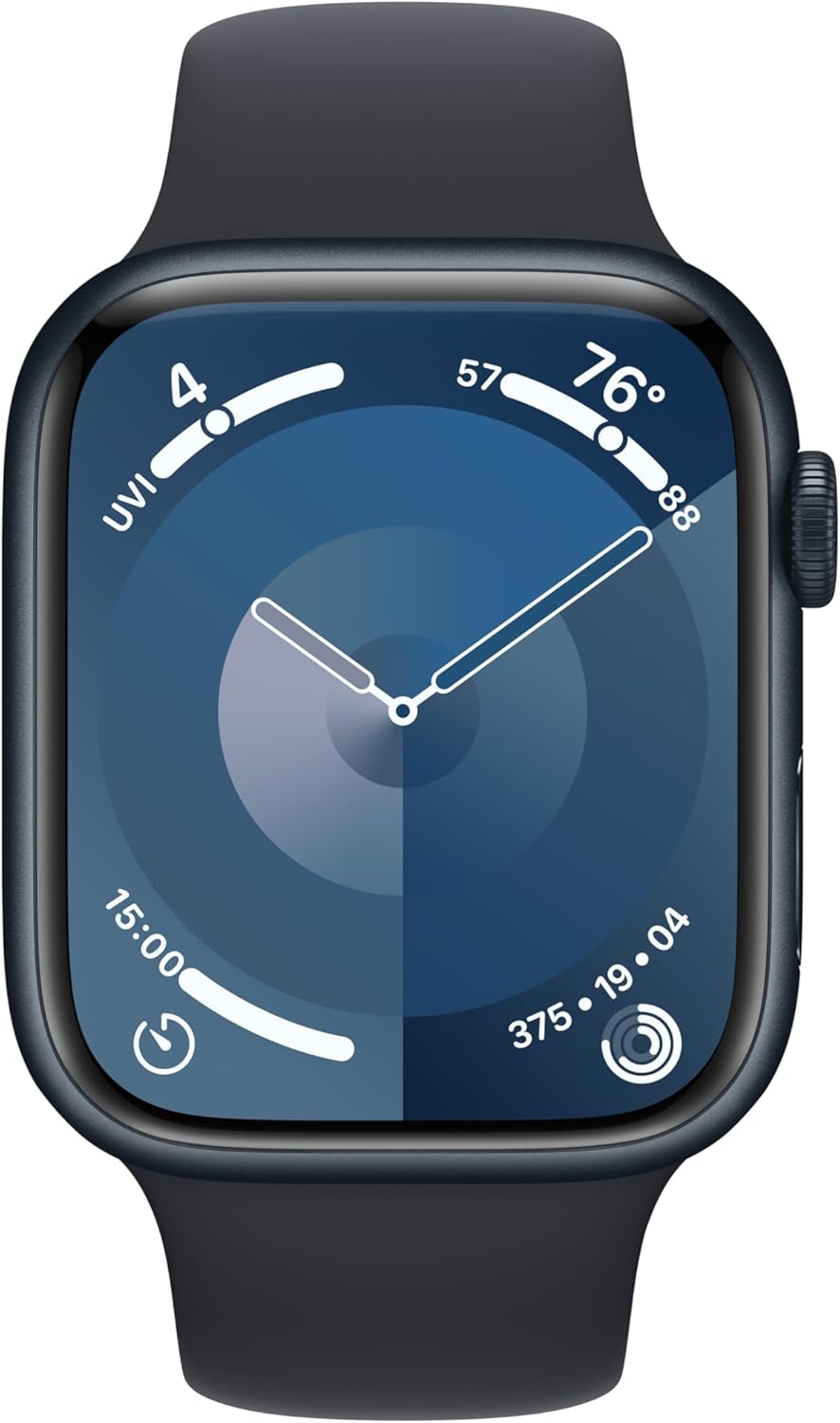 Midnight Aluminum Case 45mm Smartwatch with Midnight Sport Band H9064