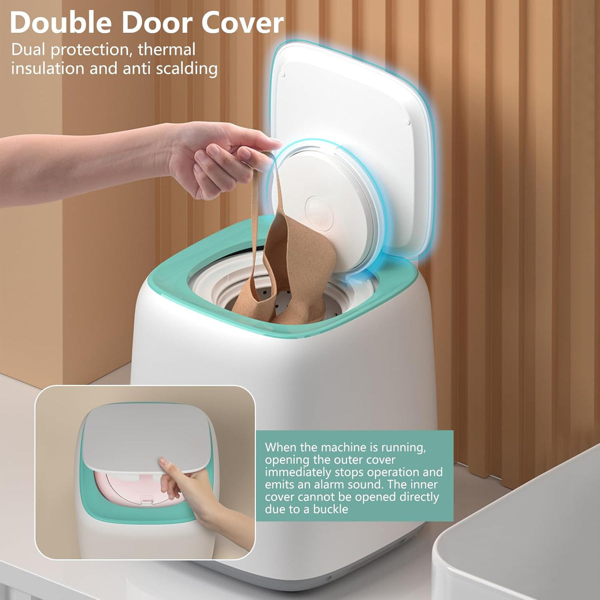 Mini portable washing machine with spin dryer Y350559