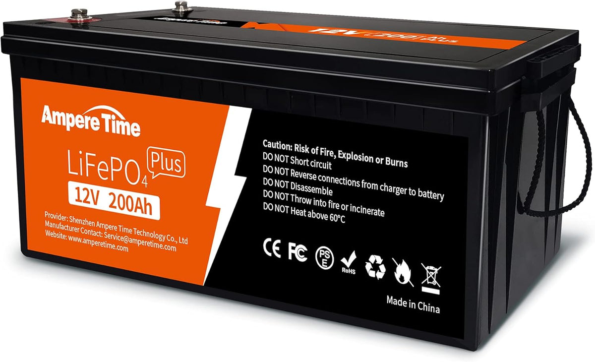 12V 200Ah Lithium LiFePO4 Battery with 200A BMS P711