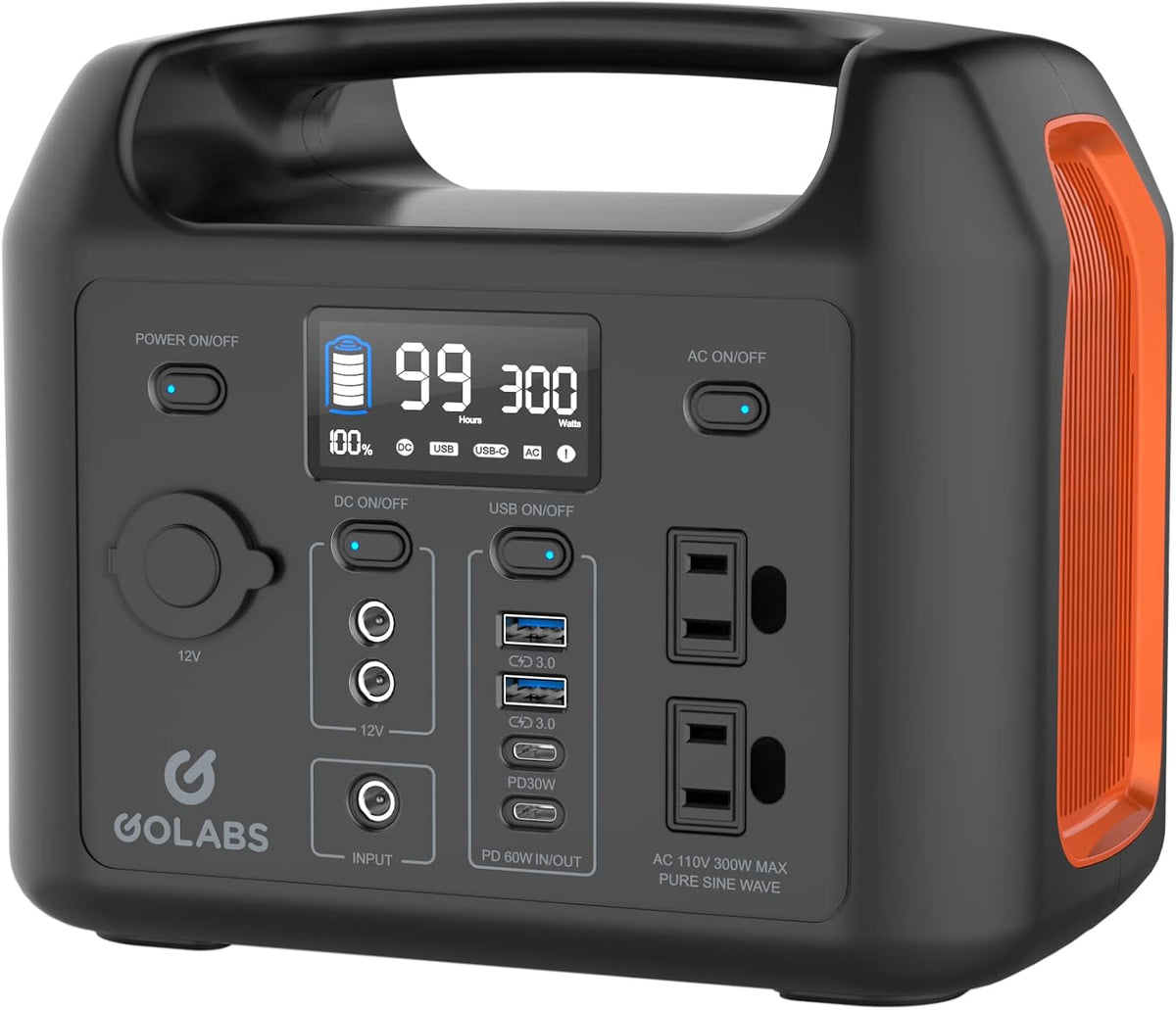 Portable Power Station 299Wh LiFePO4 Battery Backup K775809