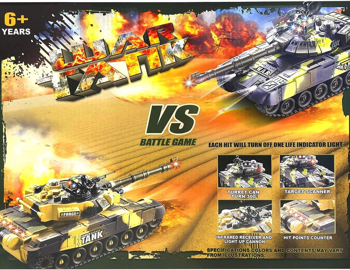 Remote Control Fighting Tanks Set, 1:14 Scale, Set of 2 J290500