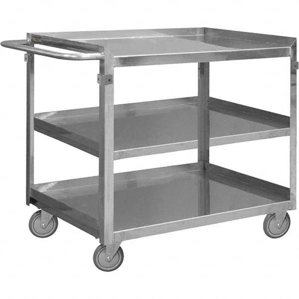 Stainless 3 Shelves Stock Cart 600 lbs F6194
