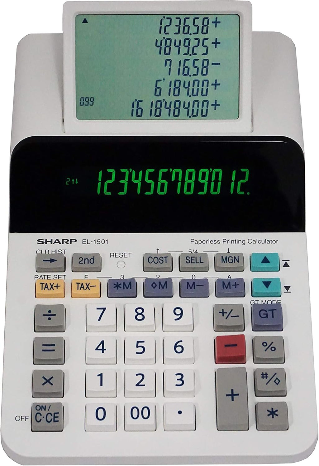 12-Digit Display Desktop Printing Calculator Y953711