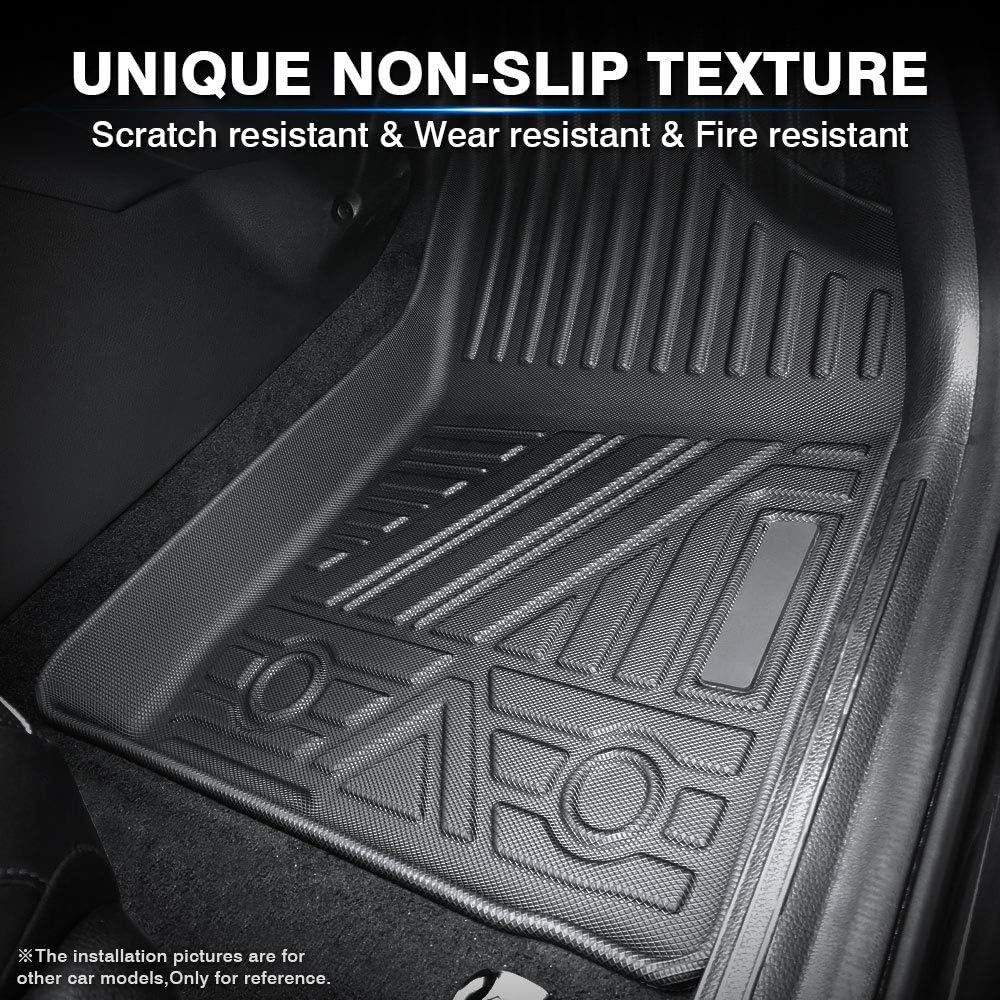 Custom Fit All-Weather Car Floor Mats Full Set TPE R41272