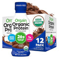 Organic Grass Fed Dairy Creamy Chocolate Whey Protein Shake, 14 Fl Oz (Pack of 12) X96891