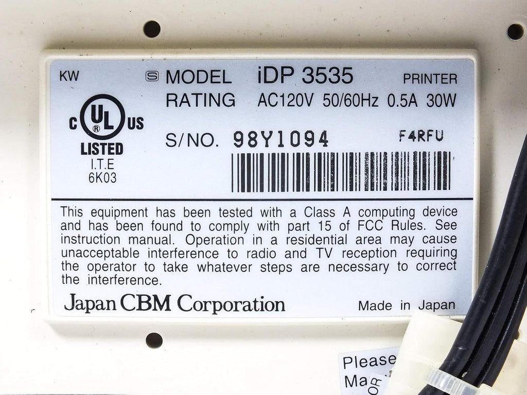 Tractor Feed Printer & Card Reader P377