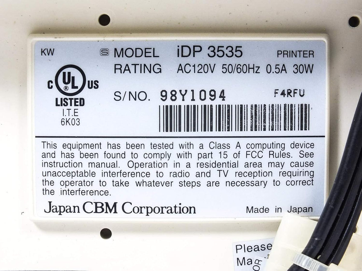 Tractor Feed Printer & Card Reader P377