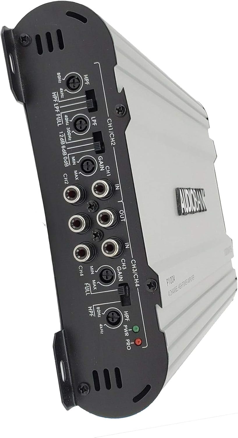4 Channel 1000 Watts Bridgeable Car Audio Amplifier M6544