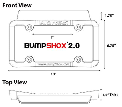 Front Bumper Guard License Plate Frame K9039