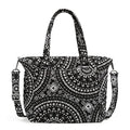 Cotton Shoulder Satchel Purse T9385
