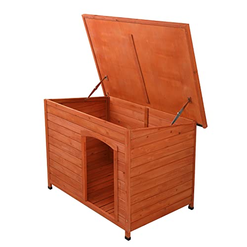 45in Outdoor Wood Dog House Z20200