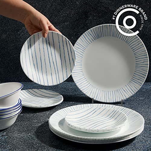 18-Piece Triple Layer Glass Dinnerware Set G448
