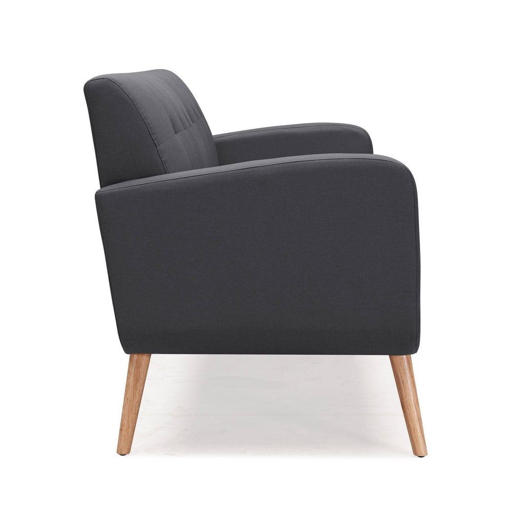 Charcoal Linen Armless Sofa L85911