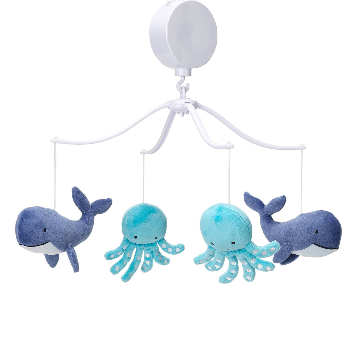 Blue Whale Octopus Musical Baby Crib Mobile Toy B35797