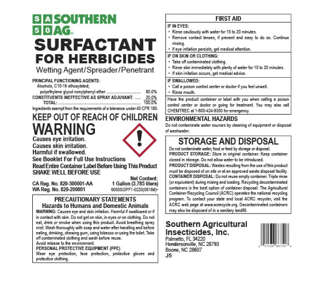 Surfactant for Herbicides 1 Gallon H929