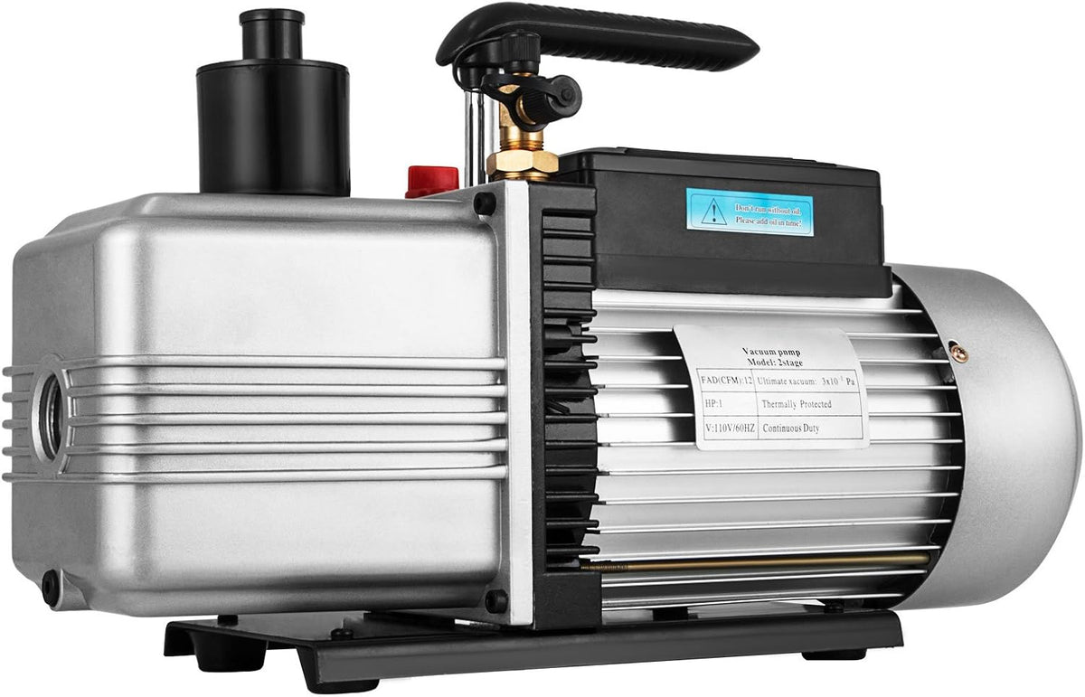 12CFM 1HP 2 Stage Vacuum Pump E2740