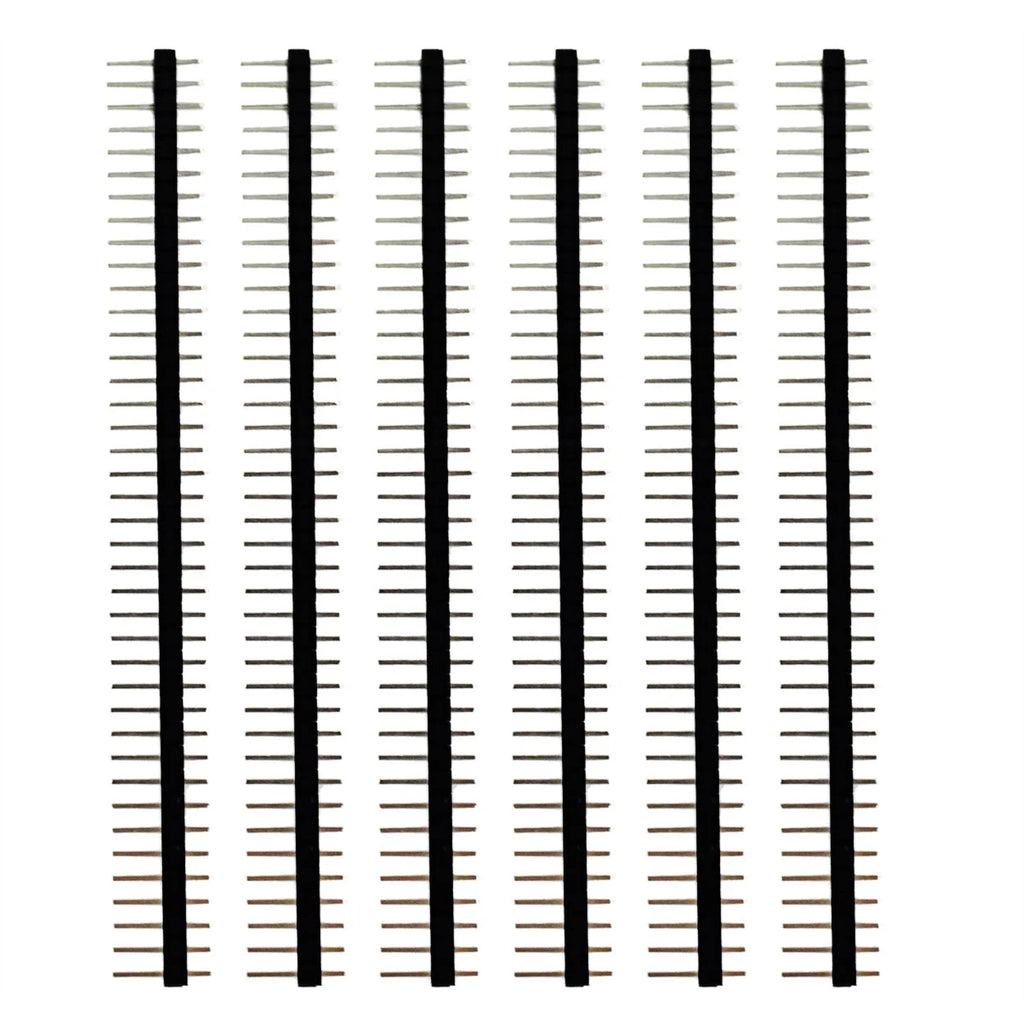 100pcs Male Header Pins Straight Single Row 40 Pin 0.1 Inch 2.54mm Connector D699