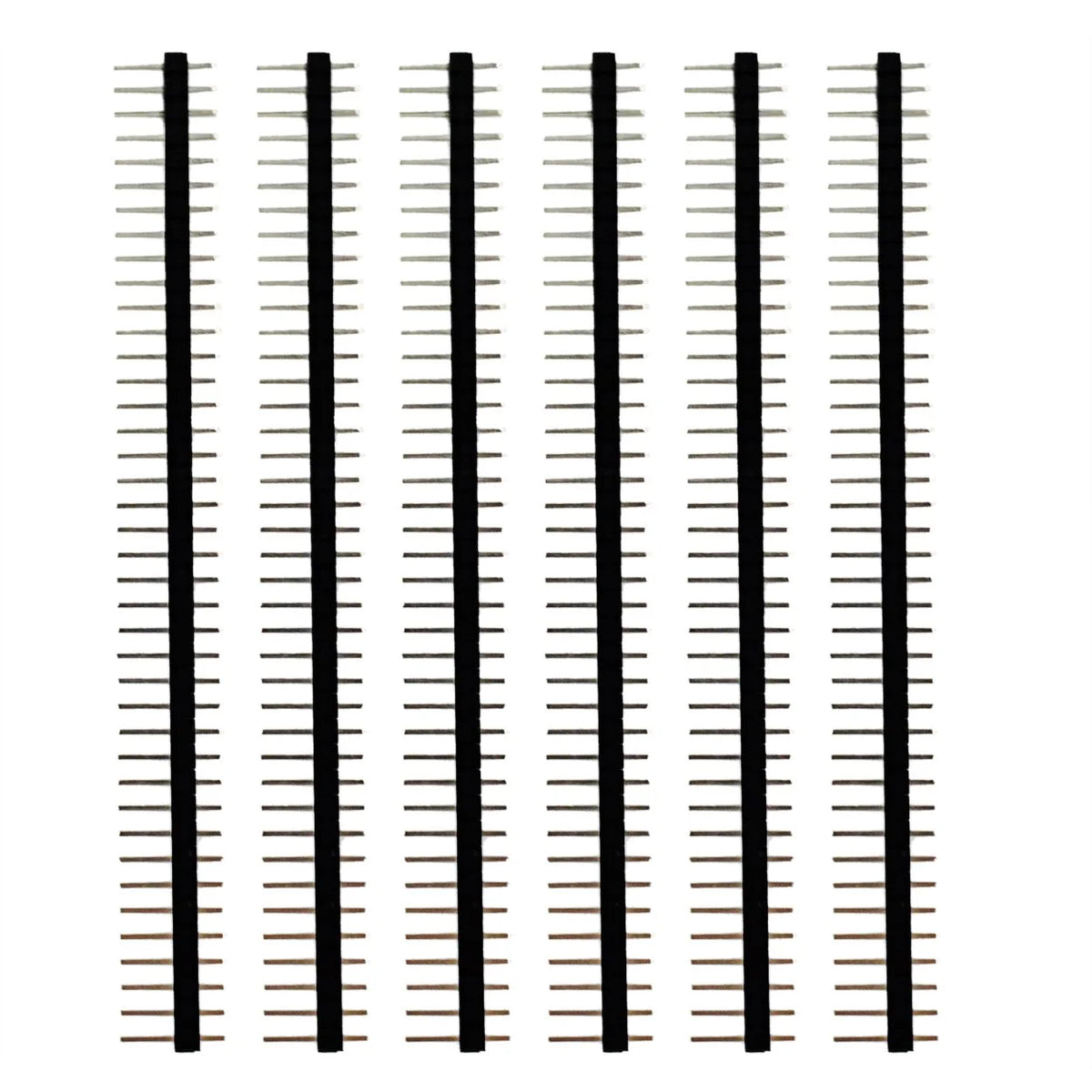 100pcs Male Header Pins Straight Single Row 40 Pin 0.1 Inch 2.54mm Connector D699