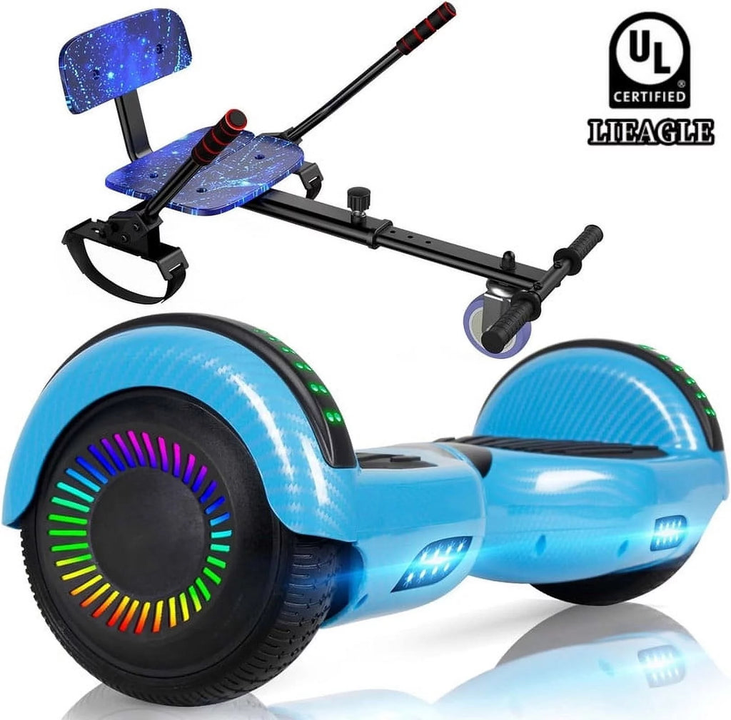 6.5 inch Self Balancing Hoverboard with Seat Attachment P711317