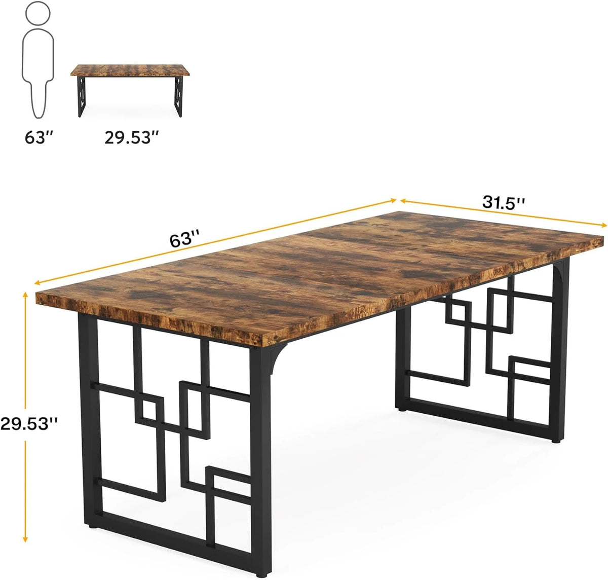 63" Rectangular Dining Table N93992