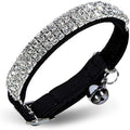 Soft Velvet Adjustable Cat Collar with Bells R576376