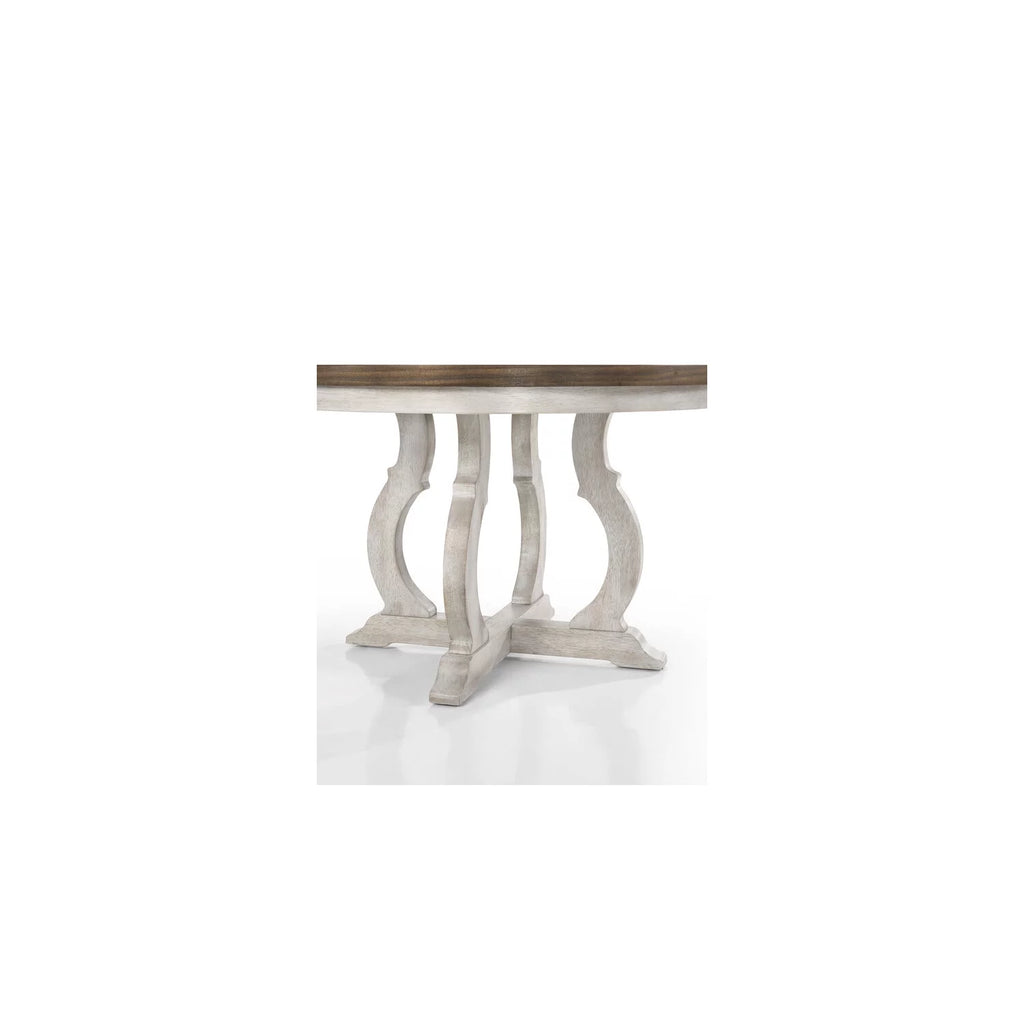 47" Wide Round Wood Dining Table G565