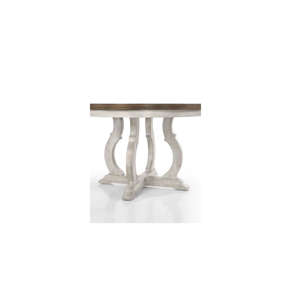 47" Wide Round Wood Dining Table G565