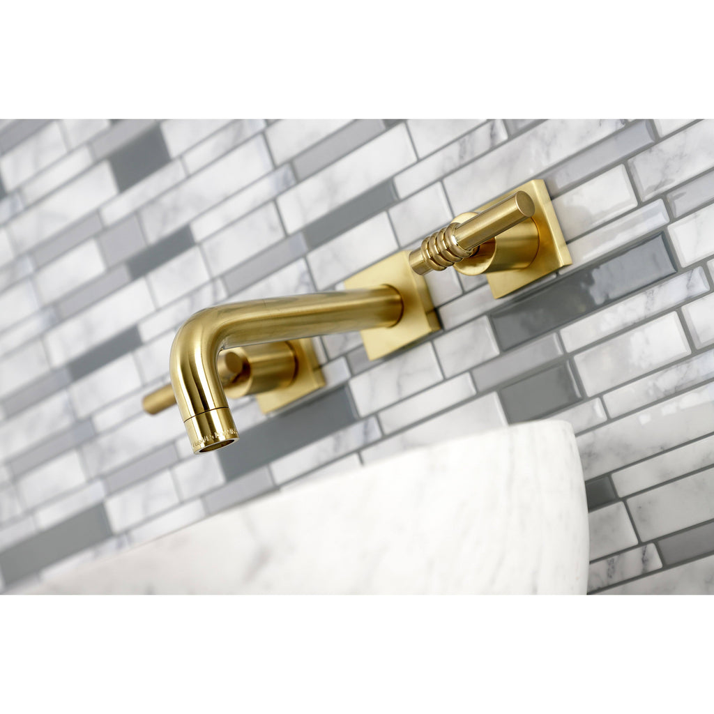 Antique Brass Wall Mount Bathroom Faucet O5518